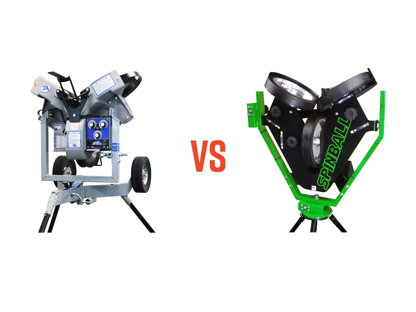 Hack Attack Vs Spinball Wizard 3 Pitching Machine Comparison