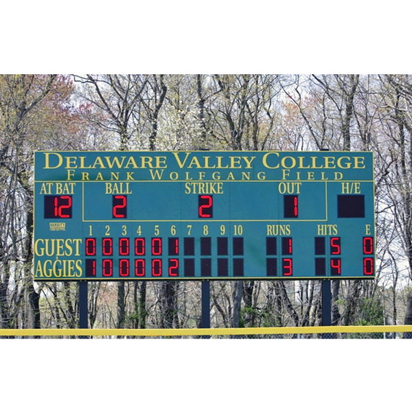 Varsity 3312LED Baseball / Softball Scoreboard w/ Timer, 8'x5